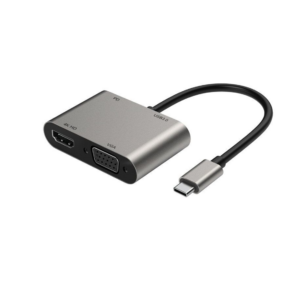 USB Type C To VGA + USB3.0 + HUB PD + HDTV Adapter - New sealed