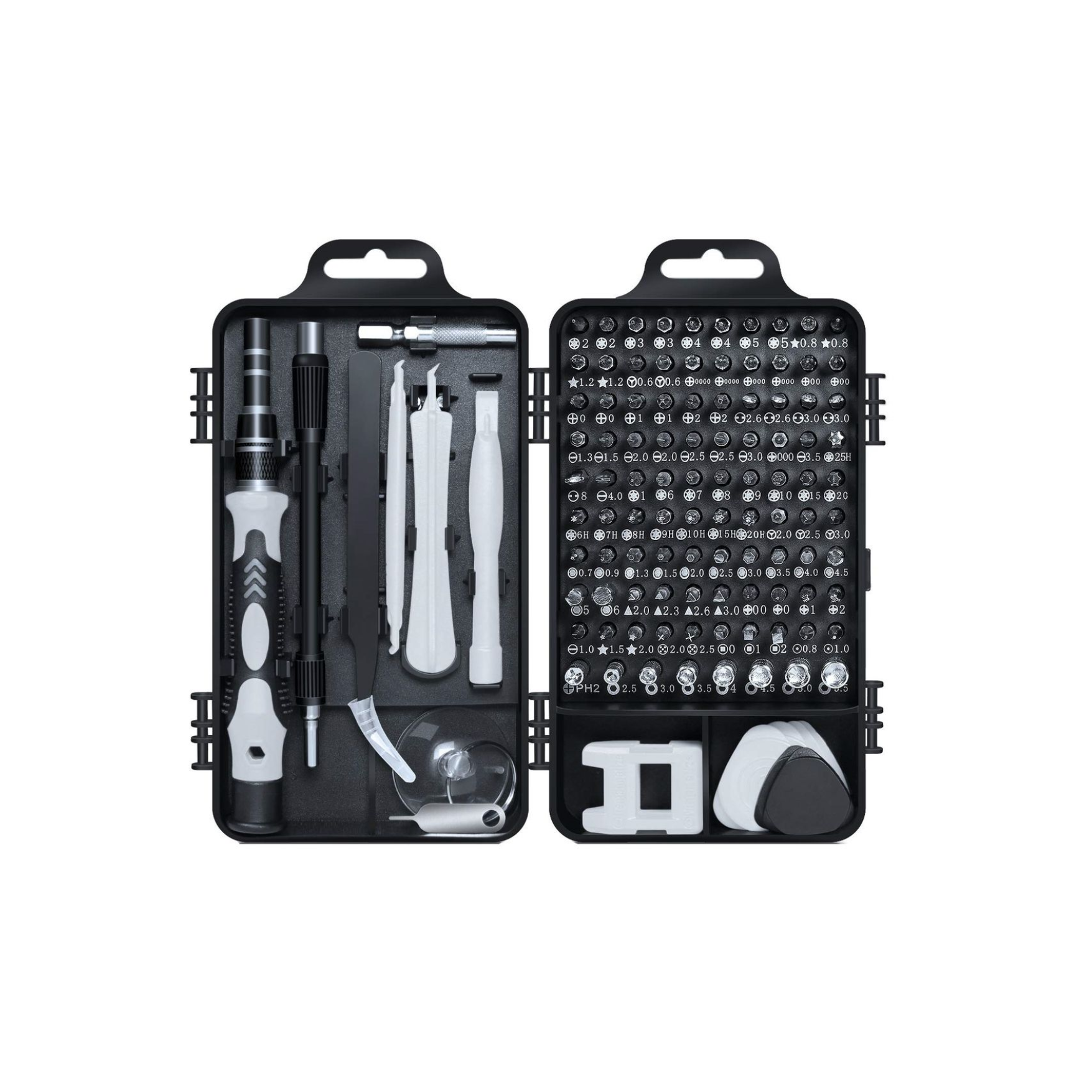 Set of 115 Multipurpose Magnetic Precision Screwdriver, Bits & Tool Kit ...
