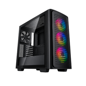 DeepCool CK560 Mid-Tower Case | x4 Pre-installed RGB Fans