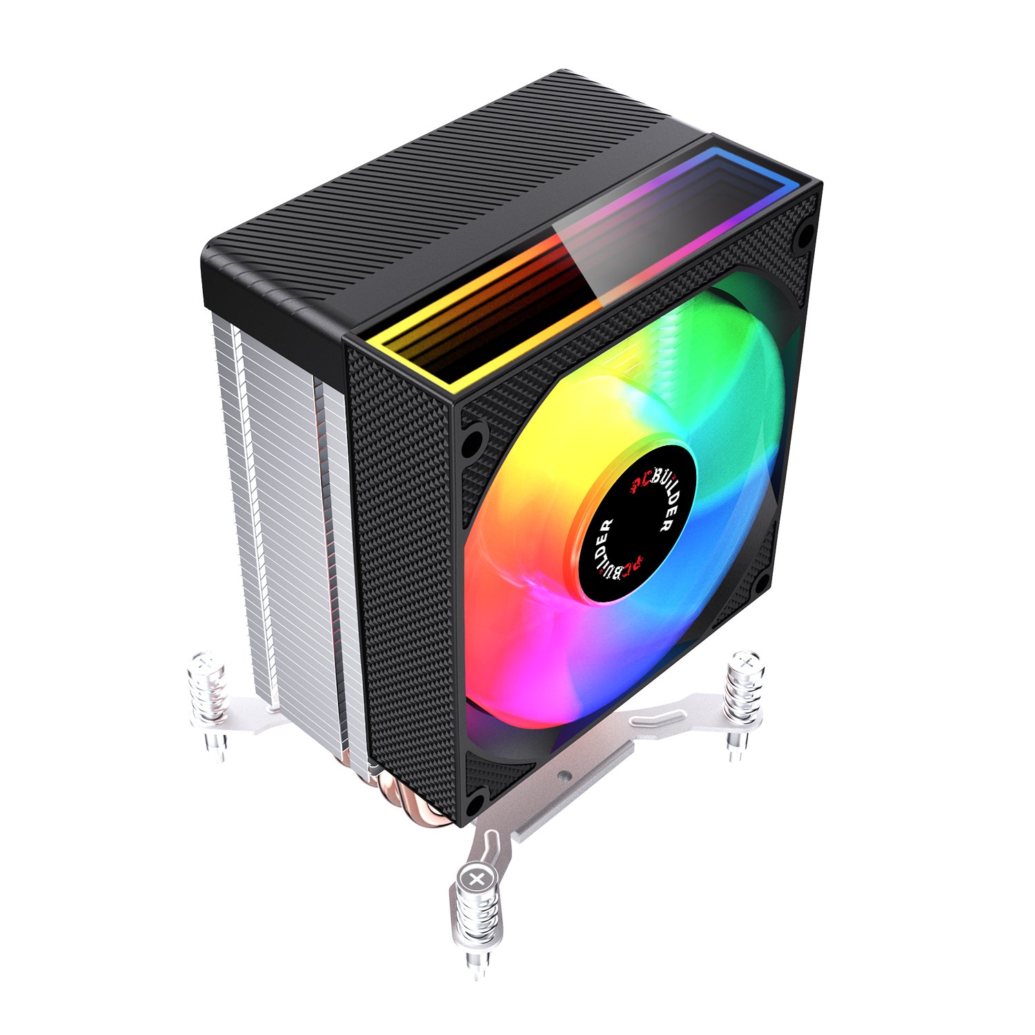 PCBUILDER TYHPOON COOL 90mm Air CPU Cooler – Black - Image 2